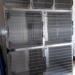 Cage d'hospitalisation SHOR-LINE - Ensemble de 7 cages